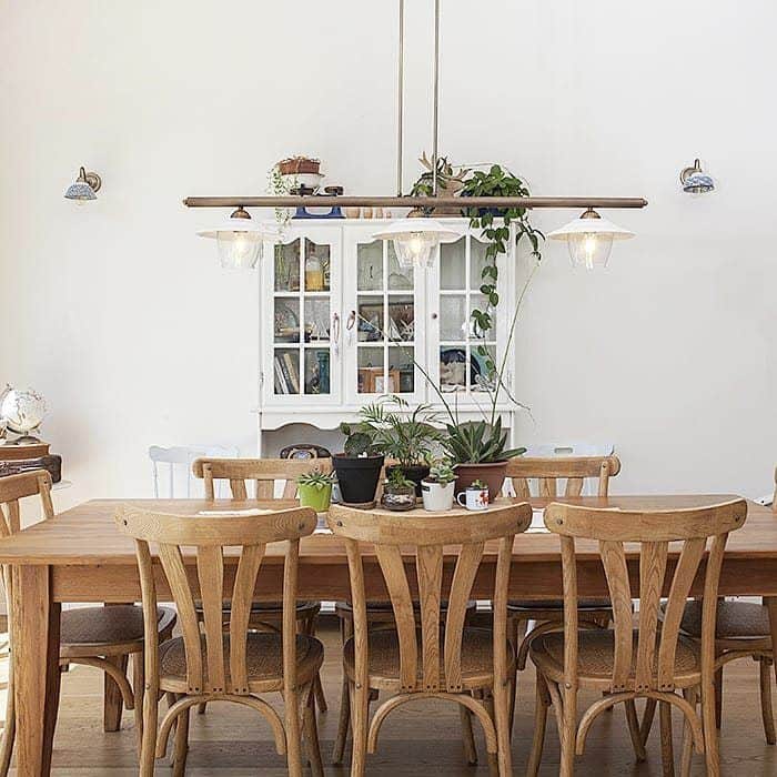 תאורה לפינת אוכל - אי מטבח