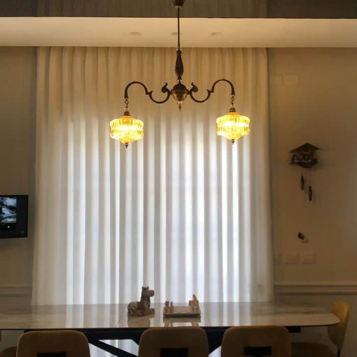 תאורה לפינת אוכל - אי מטבח