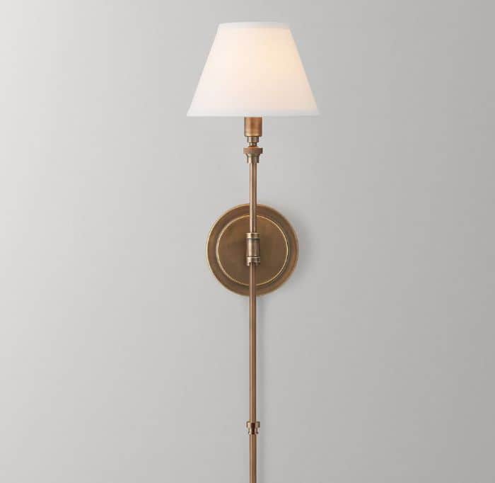 מנורת קיר דגם לפיד האיל בד