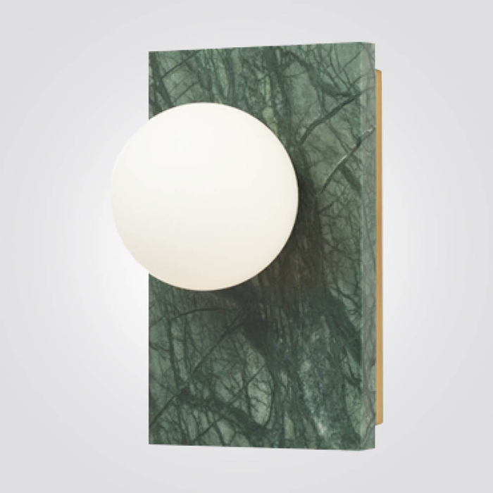 מנורת קיר שיש אוניקס ירוק