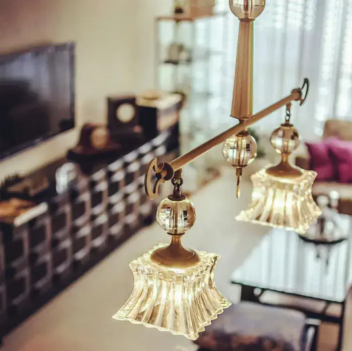 תאורה לפינת אוכל - אי מטבח