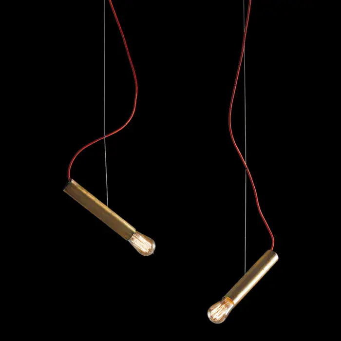 גוף תאורה תלוי דגם "טיובה על כאבל מצופה בד"