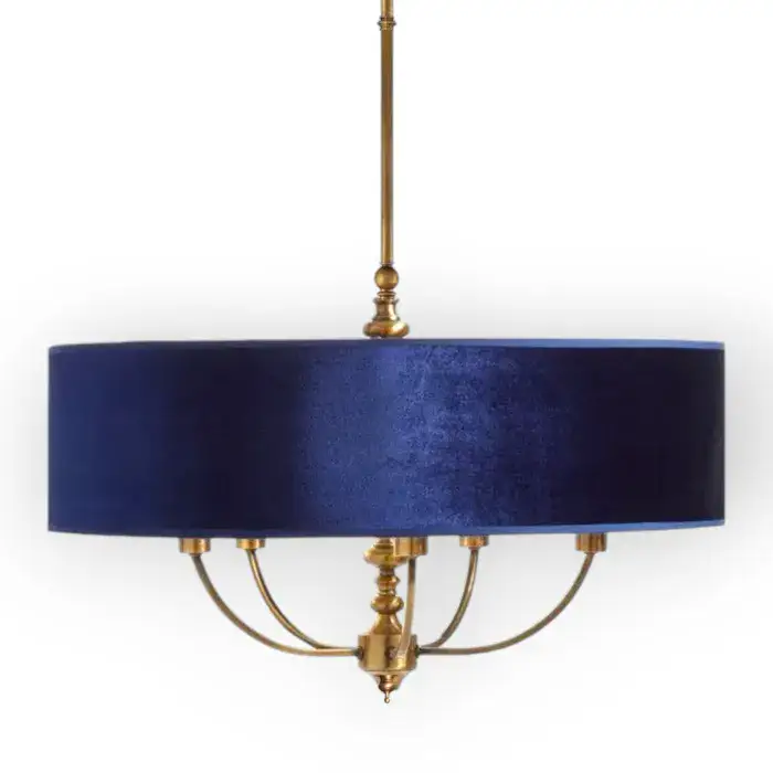 שנדליר פליז "חובק האיל בד כחול רויאל"