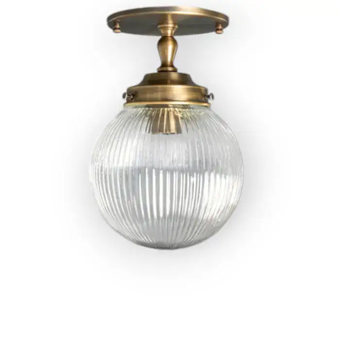 צמוד תקרה דגם "כדור ביסטרו פסים שקוף"