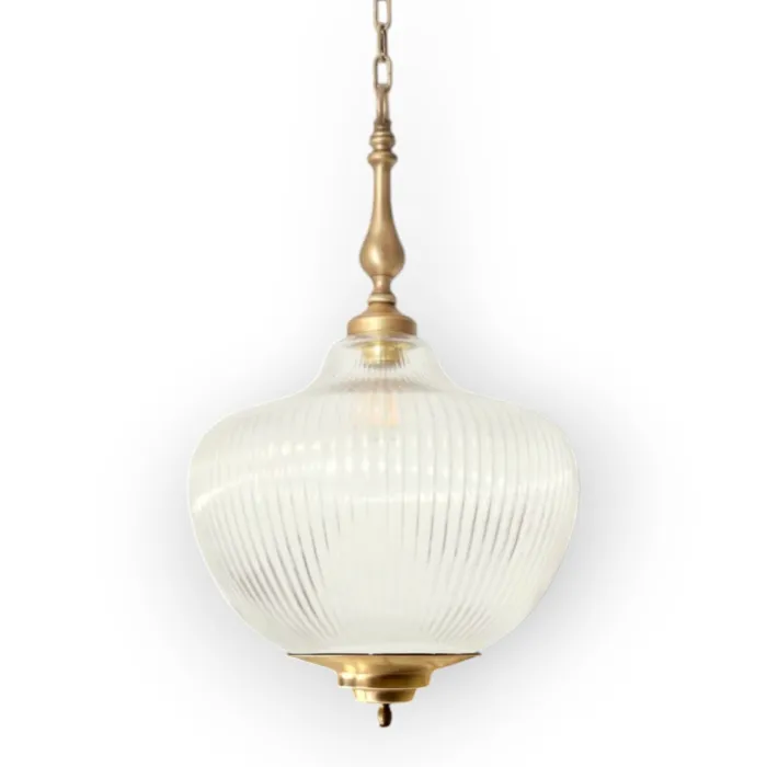 מנורת תליה בלון פסים ענקי