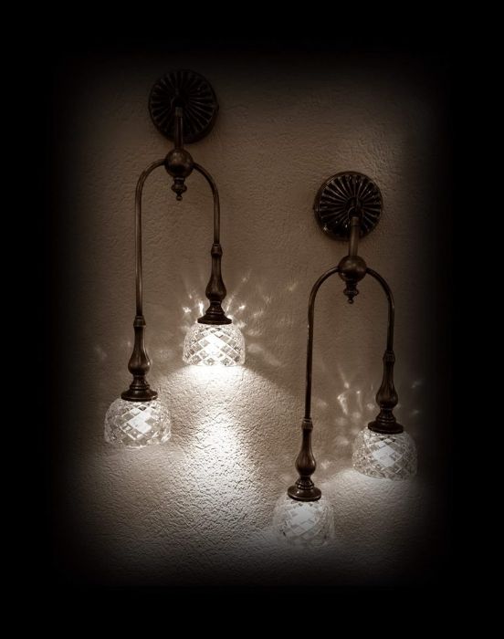 מנורת קיר זוגית דגם קוויןמנורת קיר