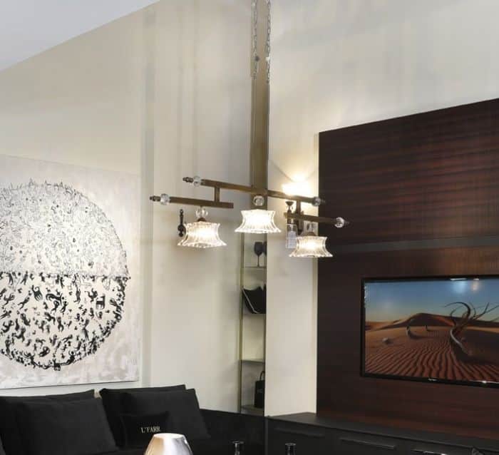 תאורה לפינת אוכל - אי מטבח