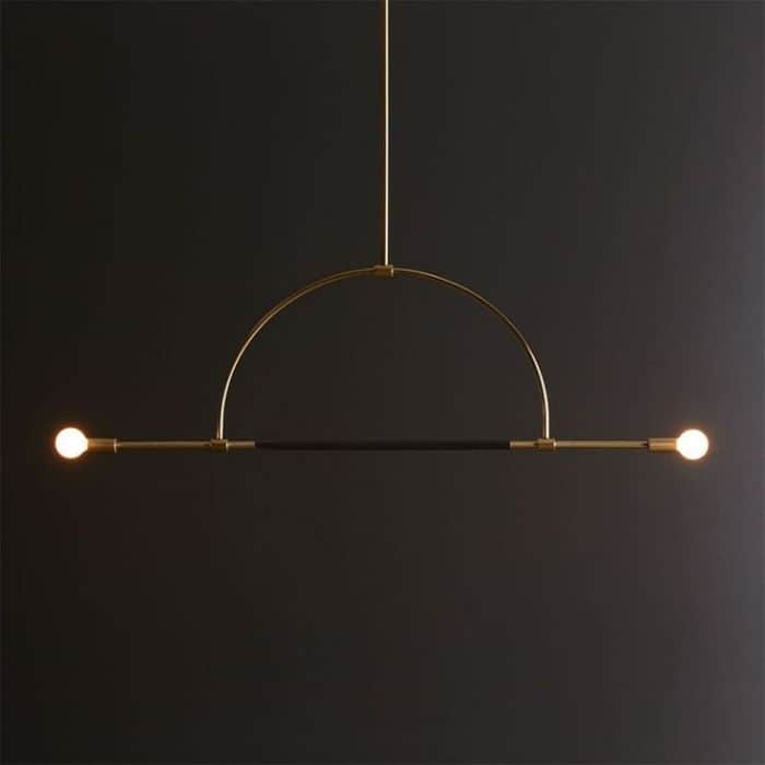 תאורה לפינת אוכל - אי מטבח