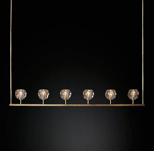 תאורה לפינת אוכל - אי מטבח