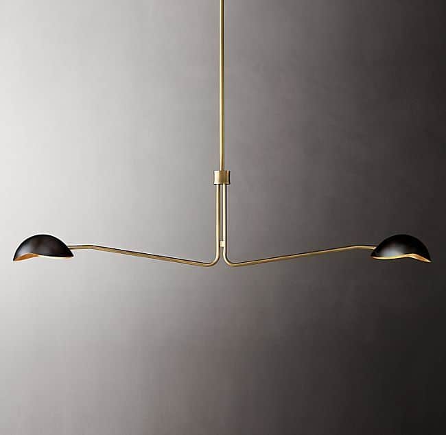 תאורה לפינת אוכל - אי מטבח