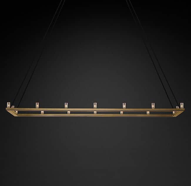 תאורה לפינת אוכל - אי מטבח